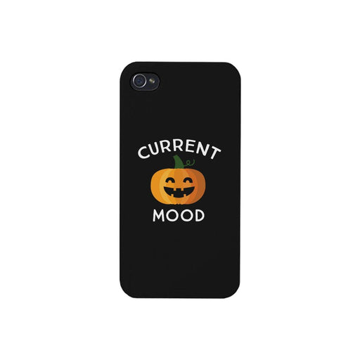 Pumpkin Current Mood Black Phone Case