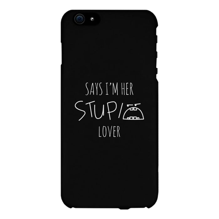 Her Stupid Lover-Left Black Phone Case