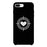 To Heart Target-Right Black Phone Case