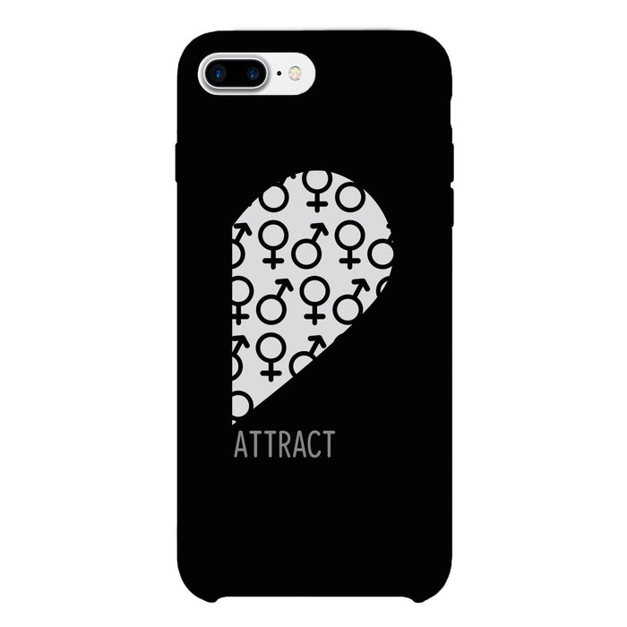 Attract Female Symbols-Right Black Phone Case