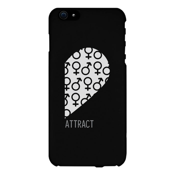 Attract Female Symbols-Right Black Phone Case