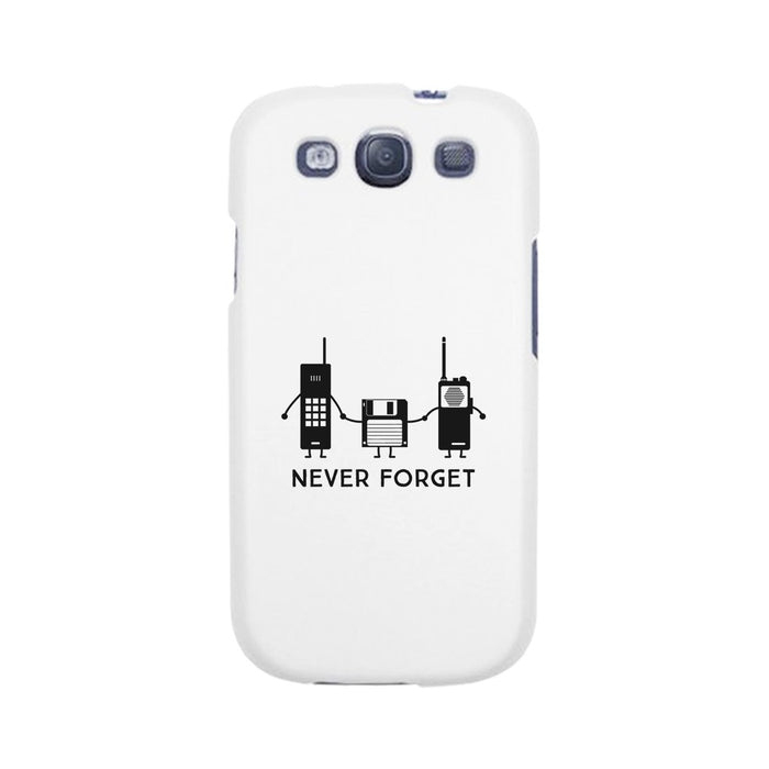 Never Forget White Phone Case