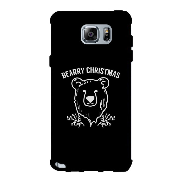 Bearry Christmas Bear Black Phone Case