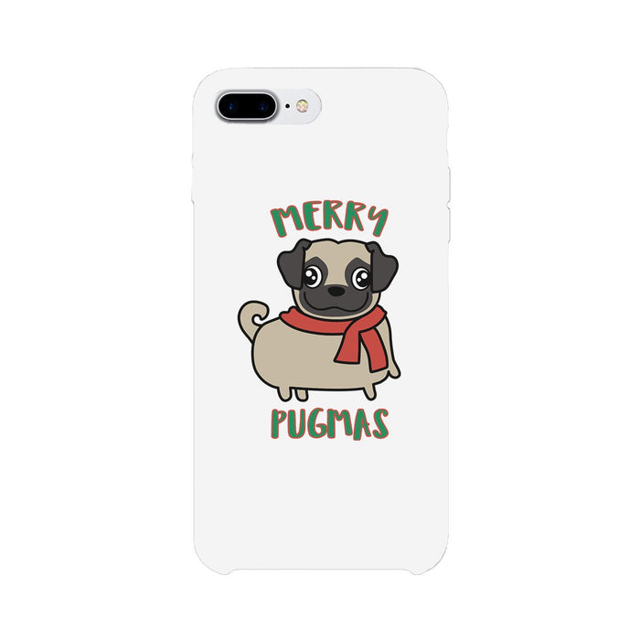 Merry Pugmas Pug White Phone Case