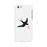 Pink Ribbon And Swallows Birds White Phone Case