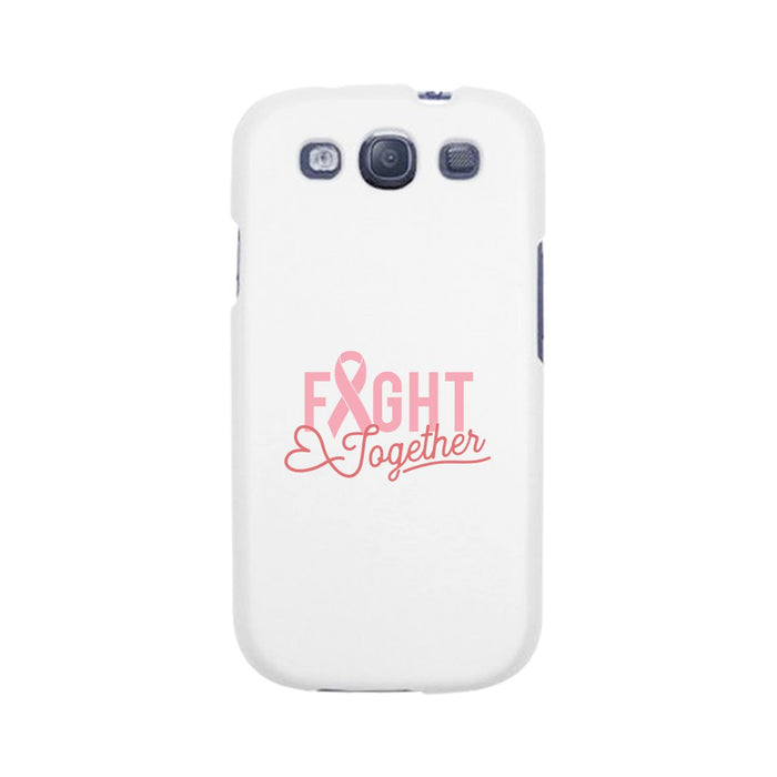 Fight Together Breast Cancer Awareness White Phone Case