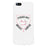 Strike Out Breast Cancer Baseball White Phone Case