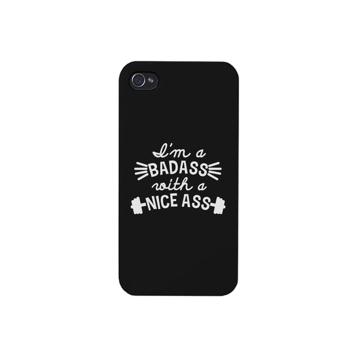 Bad Nice Ass Phone Case Funny Workout Gift Phone Case