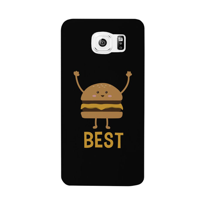 Hamburger and Fries BFF Matching Black Best Friend Phone Cases