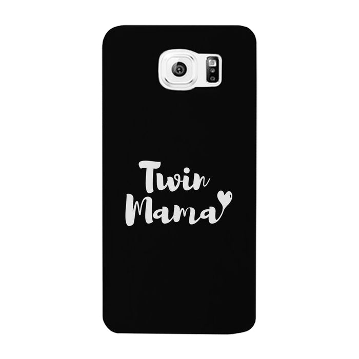 Twin Mama Phone Case Rubberized Grip Unique Mothers Gifts
