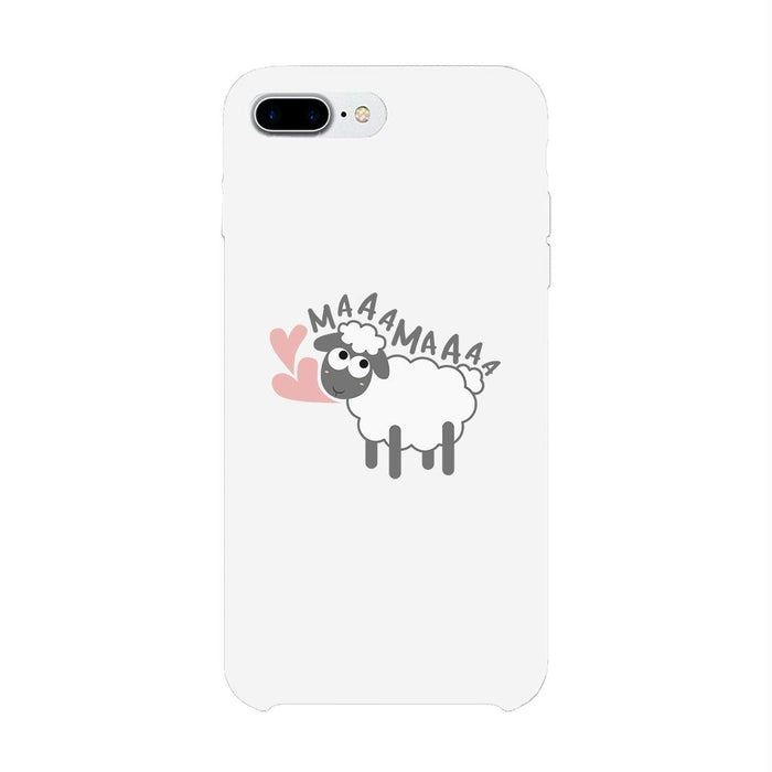MaaaMaaa Sheep Phone Case Funny Mothers Day Gift Phone Cover Unique