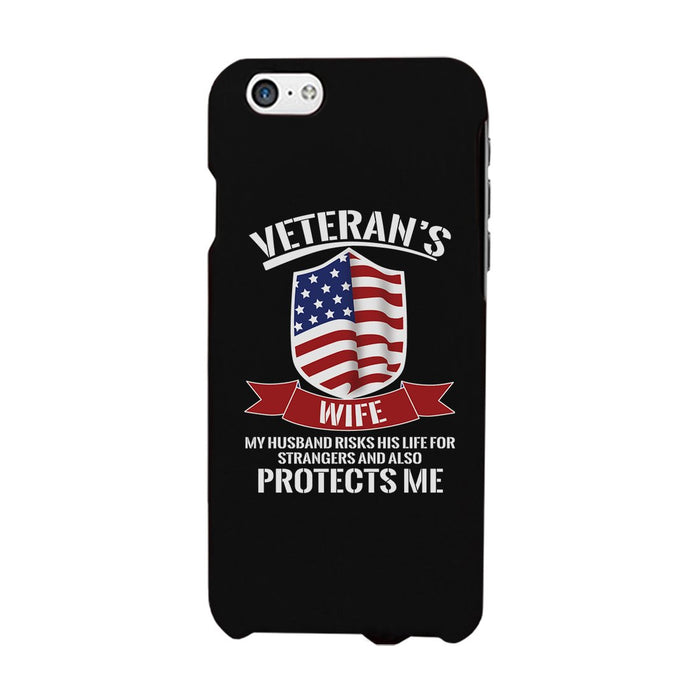 Veteran's Wife Phone Case 4th of July Unique Graphic Phone Cover