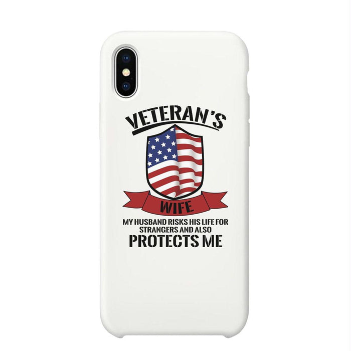 Veteran's Wife Phone Case 4th of July Unique Graphic Phone Cover