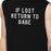 If Lost Return To Babe And I Am Babe Matching Couple Black Muscle Top