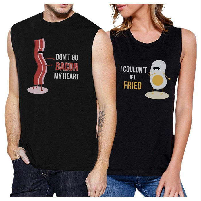 Bacon And Egg Couples Muscle Tank Tops Unique Couples Gift Set