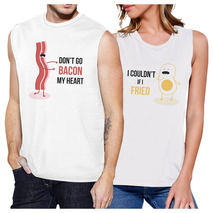 Bacon And Egg Couples Muscle Tank Tops Unique Couples Gift Set