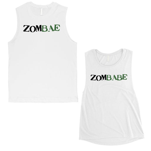 Zombae And Zombabe Couples Muscle Tank Tops