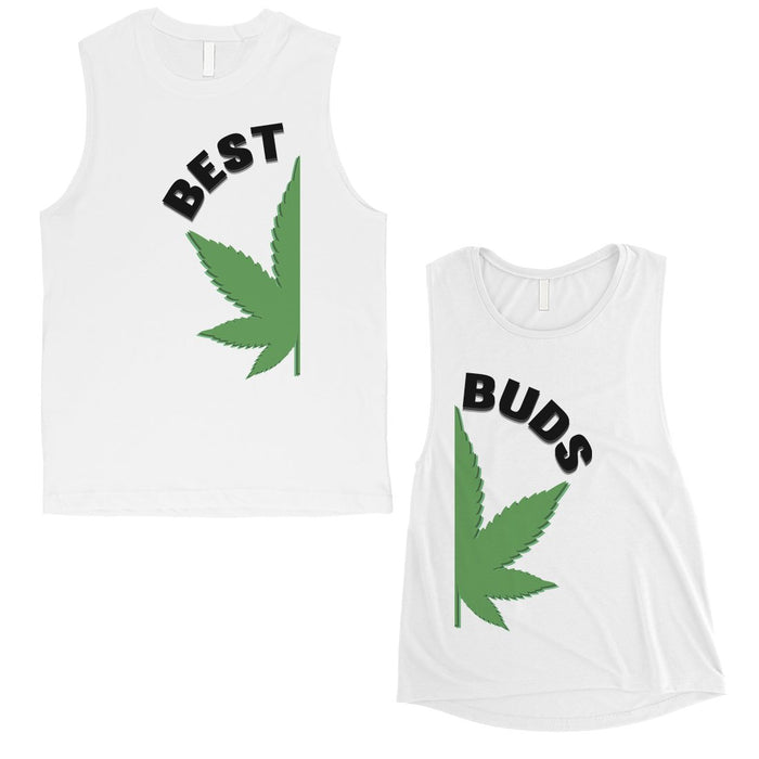 Best Buds Marijuana Matching Muscle Tank Tops Gag Anniversary Gift