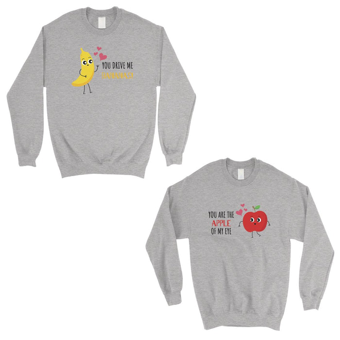 Drive Me Bananas Matching Sweatshirt Pullover For Valentines Day