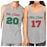Mr. And Mrs. Claus Matching Couple Grey Tank Tops
