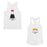 Sushi & Soy Sauce Matching Couple Tank Tops Funny Anniversary Gift