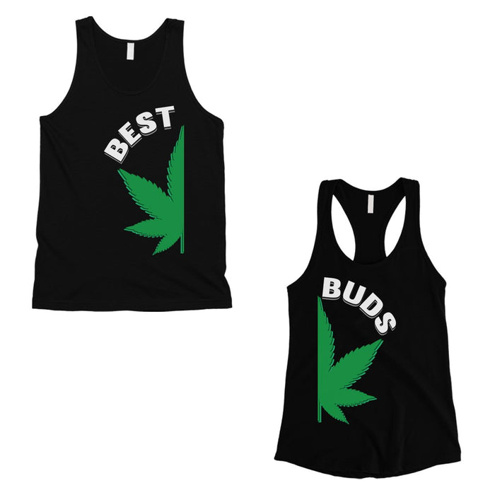 Best Buds Marijuana Matching Couple Tank Tops Gag Anniversary Gift