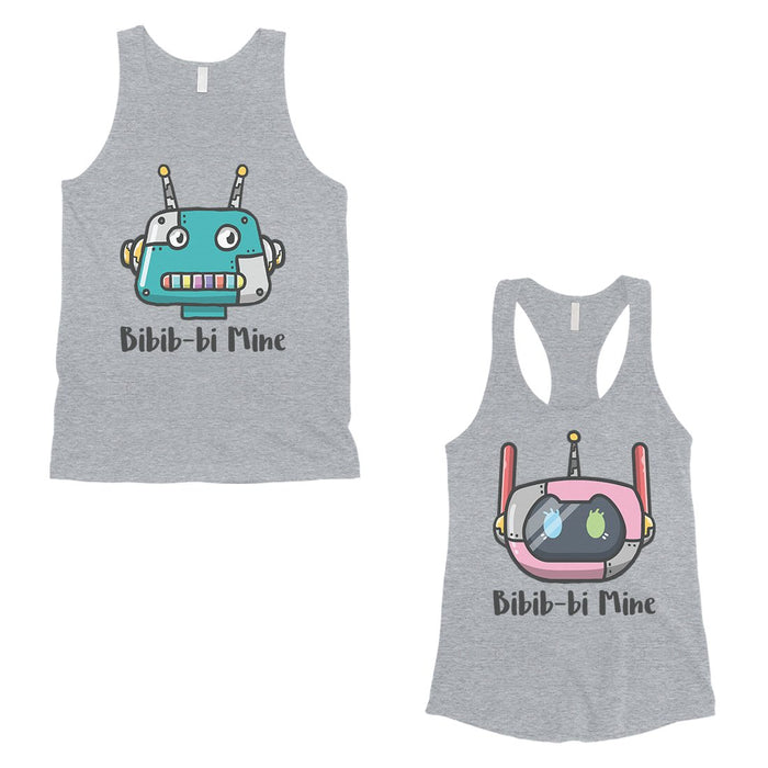 Bibib-bi Mine Cute Couples Matching Tank Tops Cute Anniversary Gift