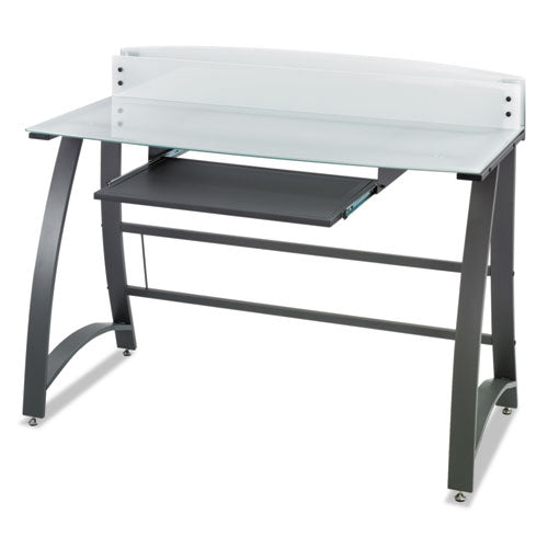 Xpressions 47" Computer Desk, 47" X 23" X 37", Frosted-black