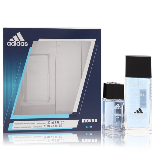 Adidas Moves by Adidas Gift Set -- 1 oz Eau De Toilette Spray + 2.5 oz Deodorant Spray for Men
