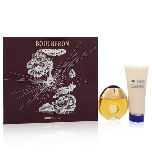 BOUCHERON by Boucheron Gift Set -- 1.6 oz Eau De Toilette Spray + 3.3 oz Perfumed Body Lotion for Women