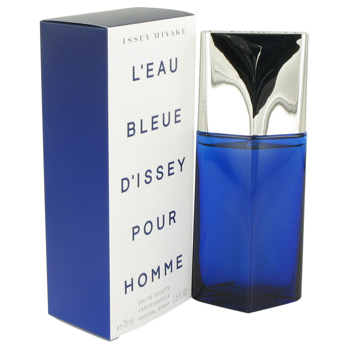 L'EAU BLEUE D'ISSEY POUR HOMME by Issey Miyake Eau De Toilette Spray 2.5 oz for Men