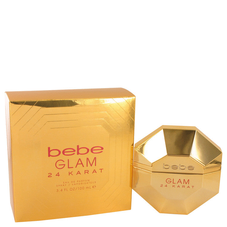 Bebe Glam 24 Karat by Bebe Eau De Parfum Spray 3.4 oz for Women