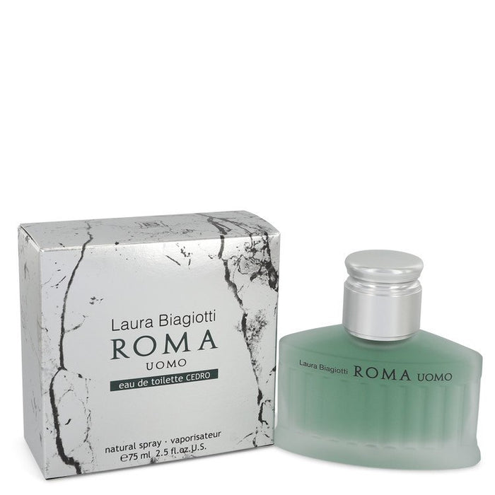 Roma Uomo Cedro by Laura Biagiotti Eau De Toilette Spray 2.5 oz for Men