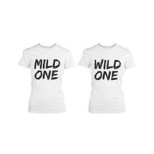 Cute Best Friend T Shirt - Mild One and Wild One - Funny BFF Matching Shirt